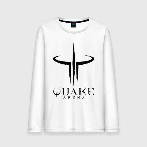 Мужской лонгслив Quake III arena / Белый – фото 1