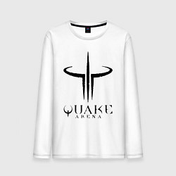 Лонгслив хлопковый мужской Quake III arena, цвет: белый