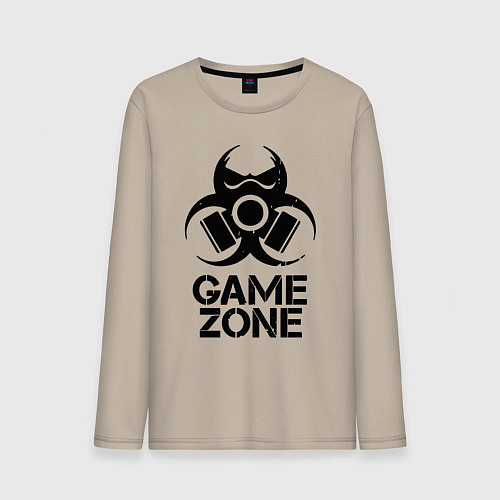 Мужской лонгслив Game zone / Миндальный – фото 1