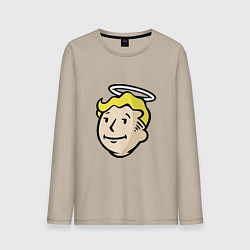 Лонгслив хлопковый мужской Holly vault boy, цвет: миндальный