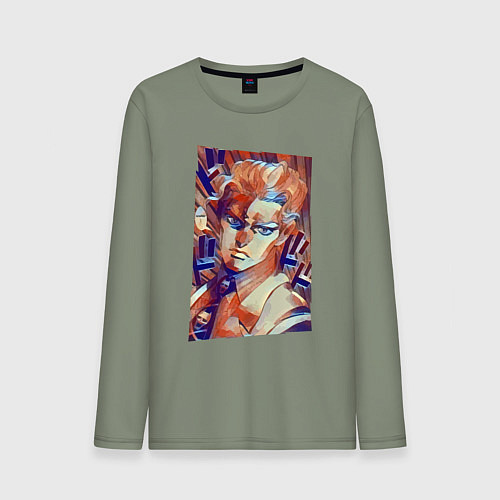 Мужской лонгслив Йошикаге Кира - серийный убийца / Авокадо – фото 1