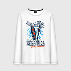 Мужской лонгслив Доски для серфинга и узор