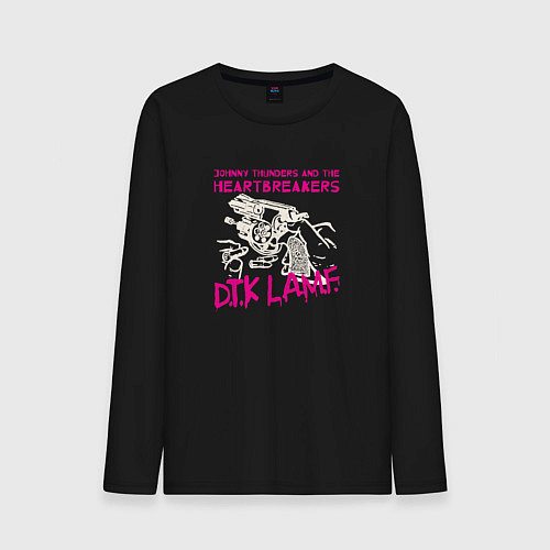 Мужской лонгслив Johnny Thunders and The Heartbreakers панк рок гру / Черный – фото 1