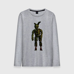 Лонгслив хлопковый мужской Springtrap, цвет: меланж