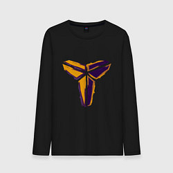 Лонгслив хлопковый мужской Kobe logo, цвет: черный