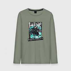 Мужской лонгслив Кирито на фоне манги