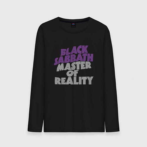 Мужской лонгслив Black Sabbath Master of Reality / Черный – фото 1