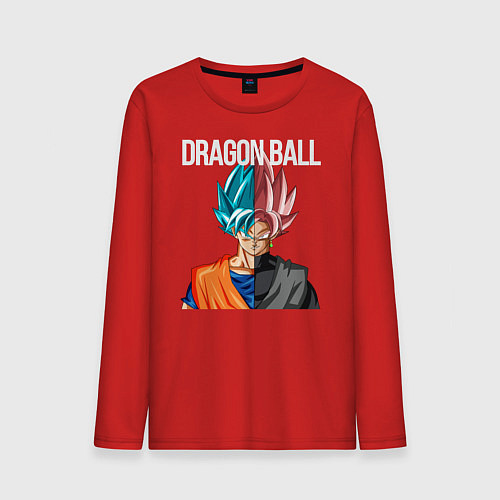 Мужской лонгслив Dragon ball Гоку / Красный – фото 1