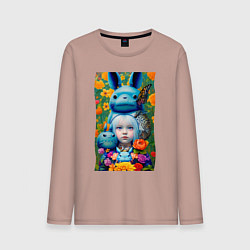 Мужской лонгслив Мой сосед Тоторо - нейросеть