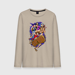 Мужской лонгслив Манки Д Луффи и девушки