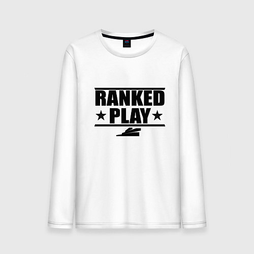 Мужской лонгслив Ranked Play / Белый – фото 1