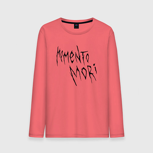 Мужской лонгслив Memento mori Pharaoh / Коралловый – фото 1