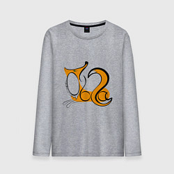 Мужской лонгслив Лиса Ольга