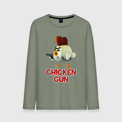 Мужской лонгслив Chicken Gun chick