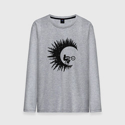 Мужской лонгслив Горный байкер