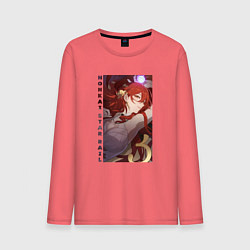 Мужской лонгслив Рыжеволосая Химеко