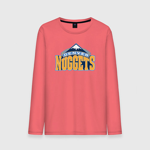 Мужской лонгслив Denver Nuggets / Коралловый – фото 1