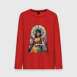 Мужской лонгслив Ай хоширо - витраж