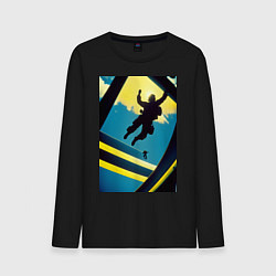 Мужской лонгслив Два парашютиста