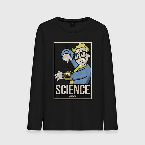 Мужской лонгслив Vault science / Черный – фото 1