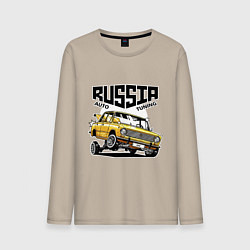 Мужской лонгслив Russia tuning car