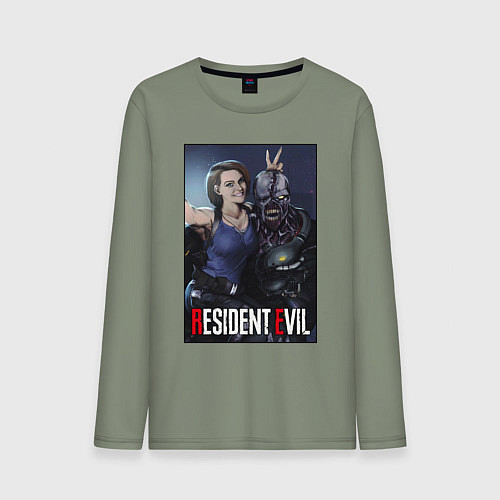 Мужской лонгслив Resident frendship / Авокадо – фото 1