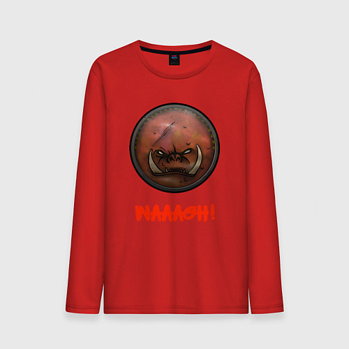 Мужской лонгслив Жосткие Ребята Гримгора Warhammer: Total War / Красный – фото 1