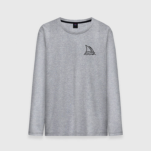 Мужской лонгслив Midjourney / Меланж – фото 1