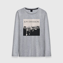 Лонгслив хлопковый мужской Тру фанат Joy Division, цвет: меланж