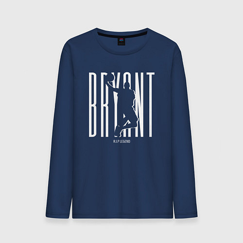 Мужской лонгслив Легенда Коби Брайант / Тёмно-синий – фото 1