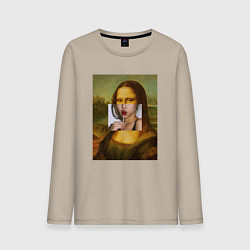 Мужской лонгслив Лиза с чупа чупсом