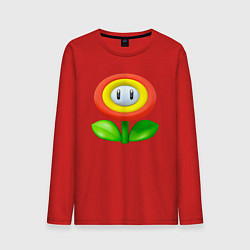 Мужской лонгслив Цветок Марио