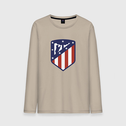 Мужской лонгслив Atletico Madrid FC / Миндальный – фото 1
