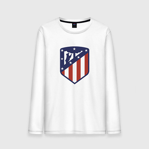 Мужской лонгслив Atletico Madrid FC / Белый – фото 1