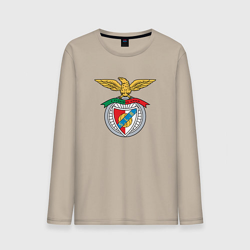 Мужской лонгслив Benfica club / Миндальный – фото 1