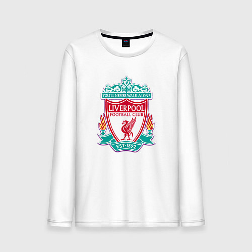 Мужской лонгслив Liverpool fc sport collection / Белый – фото 1