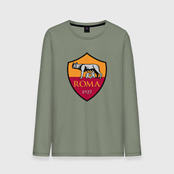 Лонгслив хлопковый мужской Roma sport fc, цвет: авокадо