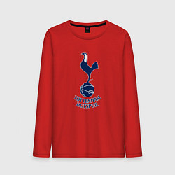 Лонгслив хлопковый мужской Tottenham Hotspur fc sport, цвет: красный