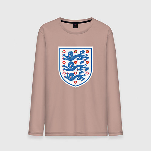 Мужской лонгслив Англия фк / Пыльно-розовый – фото 1