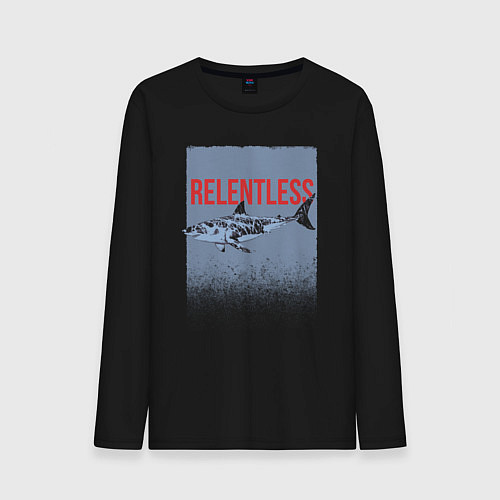 Мужской лонгслив Relentless / Черный – фото 1