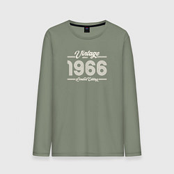 Лонгслив хлопковый мужской Лимитированный выпуск 1966, цвет: авокадо