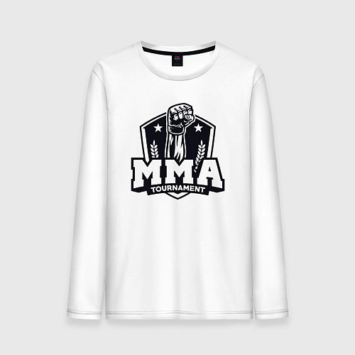 Мужской лонгслив Турнир MMA / Белый – фото 1