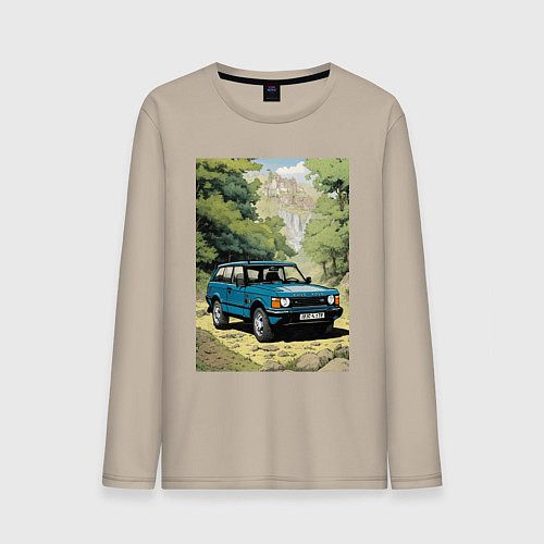 Мужской лонгслив Land Rover - Range Rover 1998 / Миндальный – фото 1