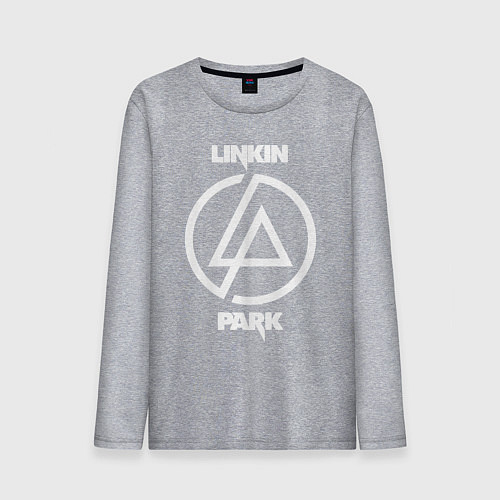 Мужской лонгслив Linkin Park logo / Меланж – фото 1