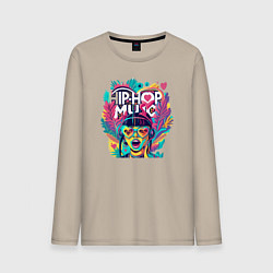 Мужской лонгслив Hip-Hop music