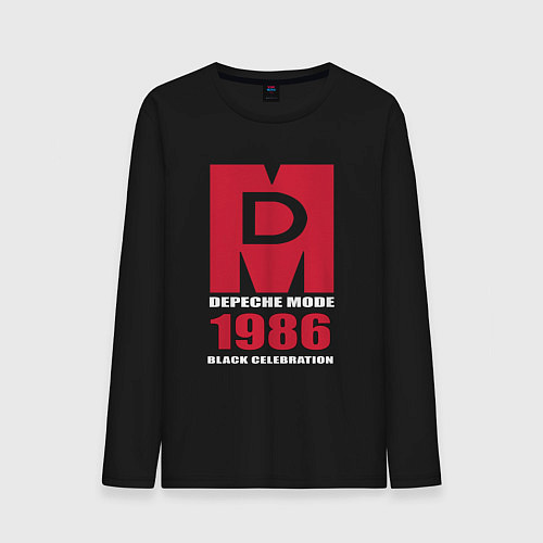 Мужской лонгслив Depeche Mode - Black Celebration album merch / Черный – фото 1