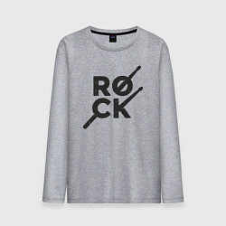 Мужской лонгслив Рок барабанщик