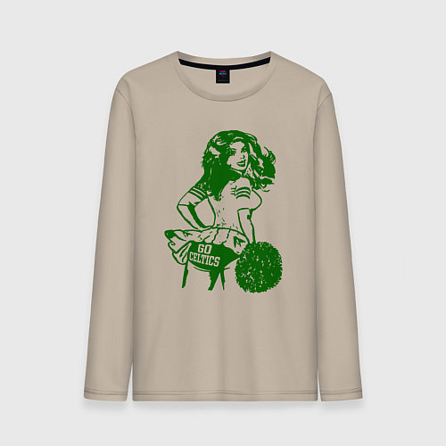 Мужской лонгслив Go Celtics / Миндальный – фото 1