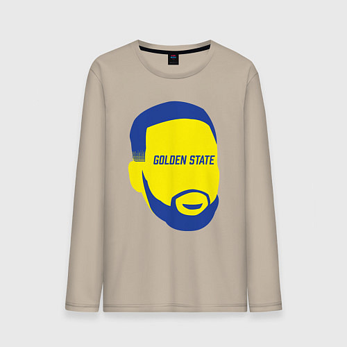 Мужской лонгслив Golden State Curry / Миндальный – фото 1