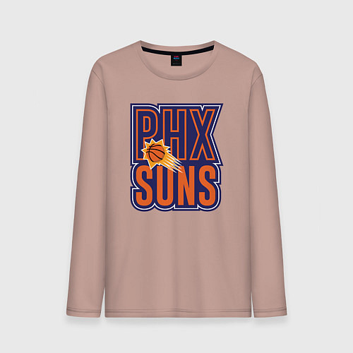 Мужской лонгслив Phx Suns / Пыльно-розовый – фото 1